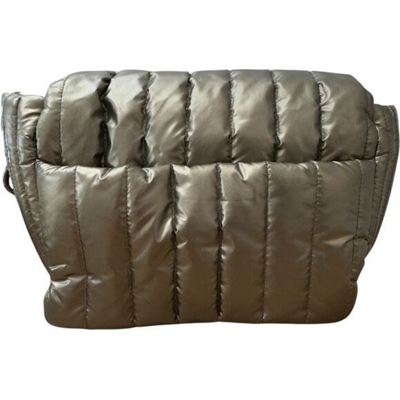 THINK ROLYN Quilted Cross Body Bag Purse in Pearl Pyrite. NEW WITH TAGS. - Picture 4 of 13